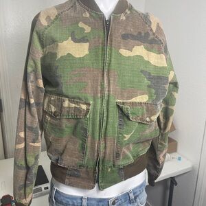 Men's Camouflage Field Jacket vintage